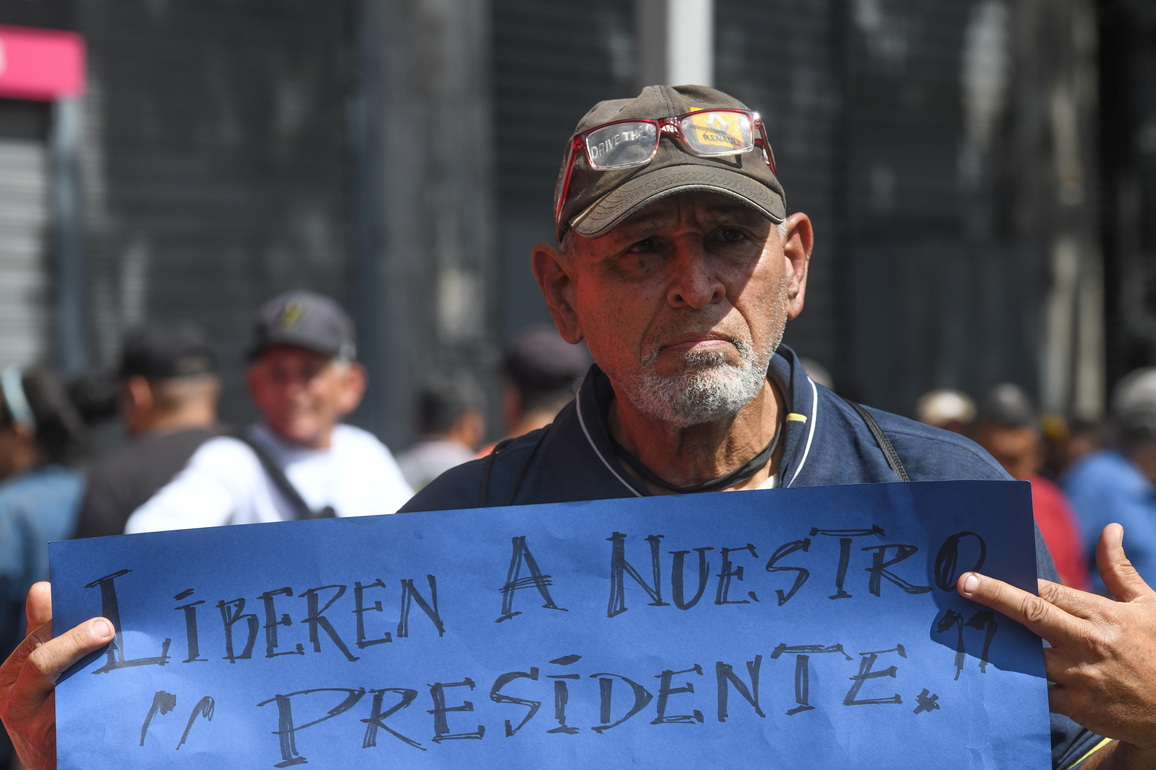 (FOCUS) VENEZUELA-CARACAS-U.S. ATTACKS-RALLY