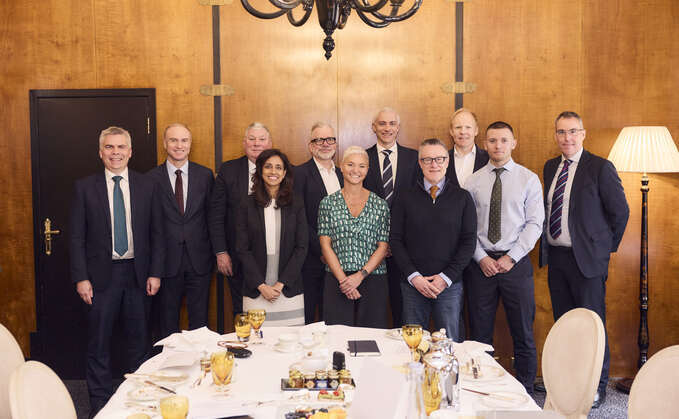 From left: LCP head of investment strategy Gavin Orpin; Columbia Threadneedle Investments investment solutions director Richard Ferris; Capital Cranfield professional trustee John Nestor; Columbia Threadneedle Investments director of UK & Ireland institutional Zahra Sachak; IGG professional trustee Tim Giles; Capital Cranfield professional trustee Lisa Purdy; Aon partner Simon Rhodes; BESTrustees professional trustee Russell Baird; Vidett client director and head of sole trustee Duncan Willsher; Dalriada Trustees professional trustee Sam Taylor; Professional Pensions editor Jonathan Stapleton.