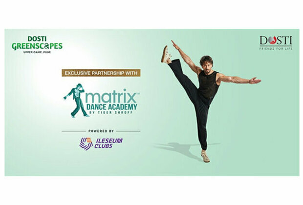 Dosti Realty Partners with Tiger Shroff's Matrix Dance Academy to Bring Dance Training to Dosti Greenscapes