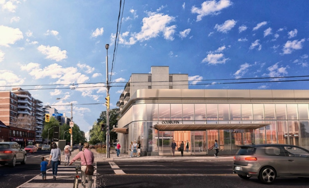  An artist's impression of one of the new stations on the proposed new Toronto subway line