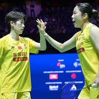 (SP)SINGAPORE-BADMINTON-SINGAPORE OPEN-WOMEN'S DOUBLES-FINAL