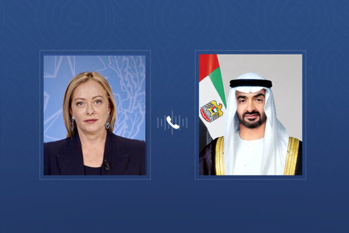 UAE President receives phone call from Italian Prime Minister on regional developments