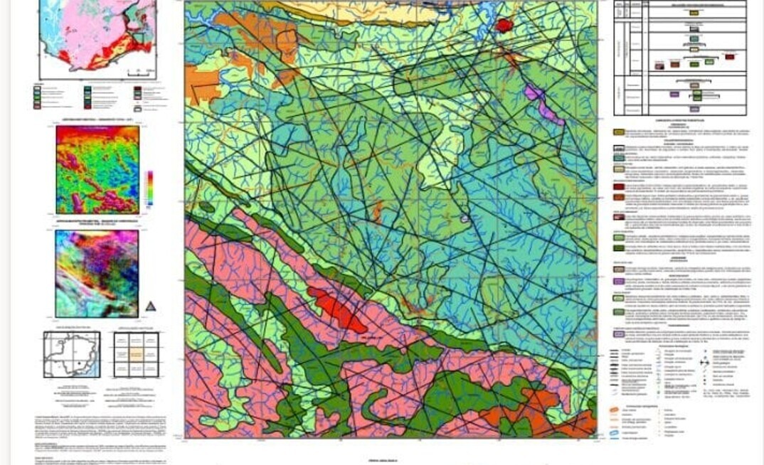 mapas SGB geologia quadrilátero ferrífero