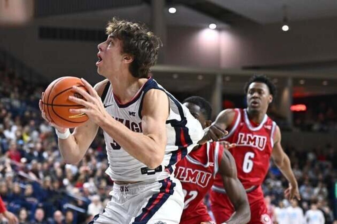 Gonzaga leading scorer Braden Huff (knee) out 4-8 weeks