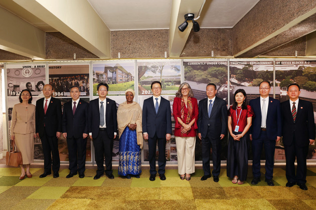 KENYA-NAIROBI-HAN ZHENG-UN OFFICIALS-MEETING