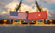 The US is proposing to introduce fees targeting Chinese-built and operated vessels using its ports. 