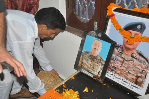 Subedar Major Pawan Kumar killed in action during heavy cross-border firing by Pakistan in Rajouri