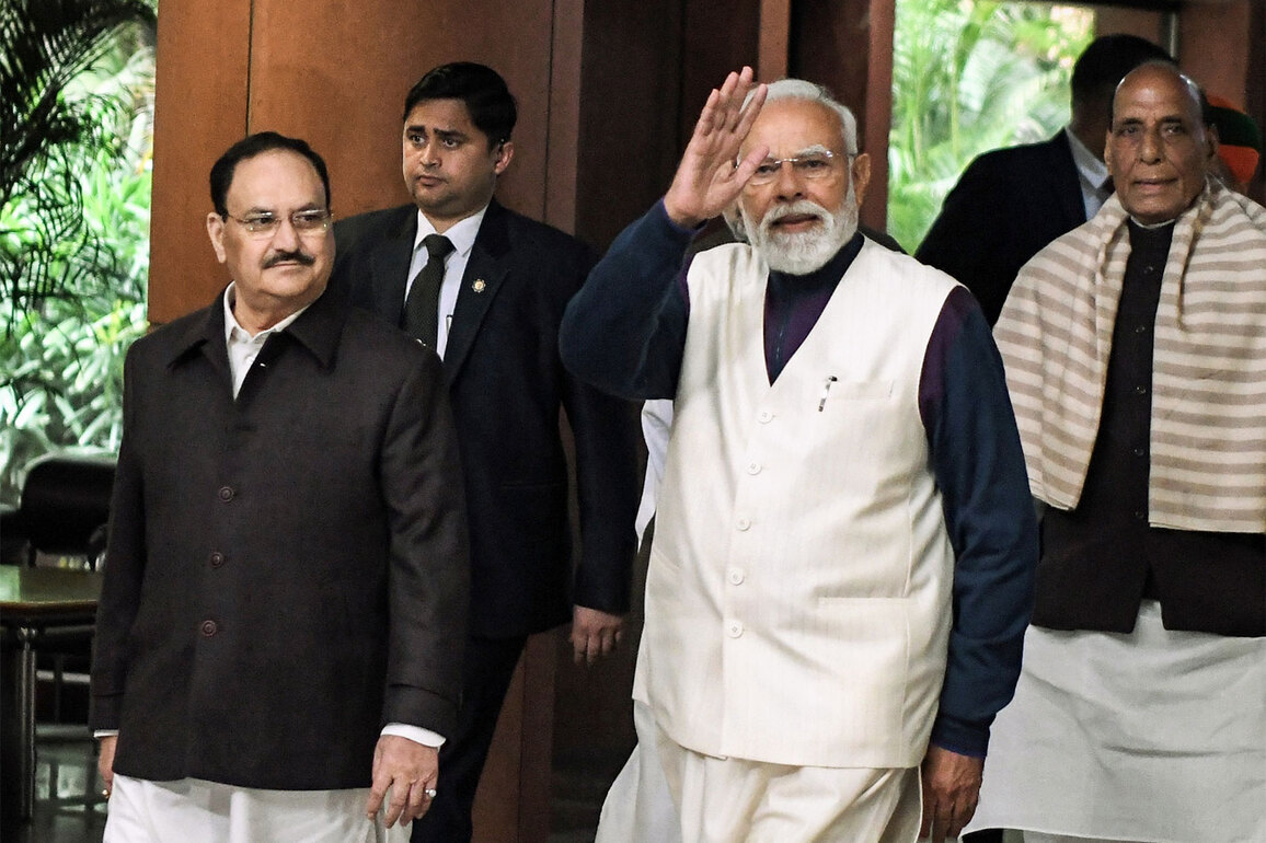 "Moment of pride": JP Nadda lauds PM Modi for becoming longest-serving head of govt