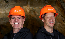 Ideon Technologies co-founders Gary Agnew and Doug Schouten at Britannia mine. Photo courtesy Ideon Technologies.