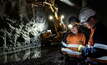 Underground workers.
