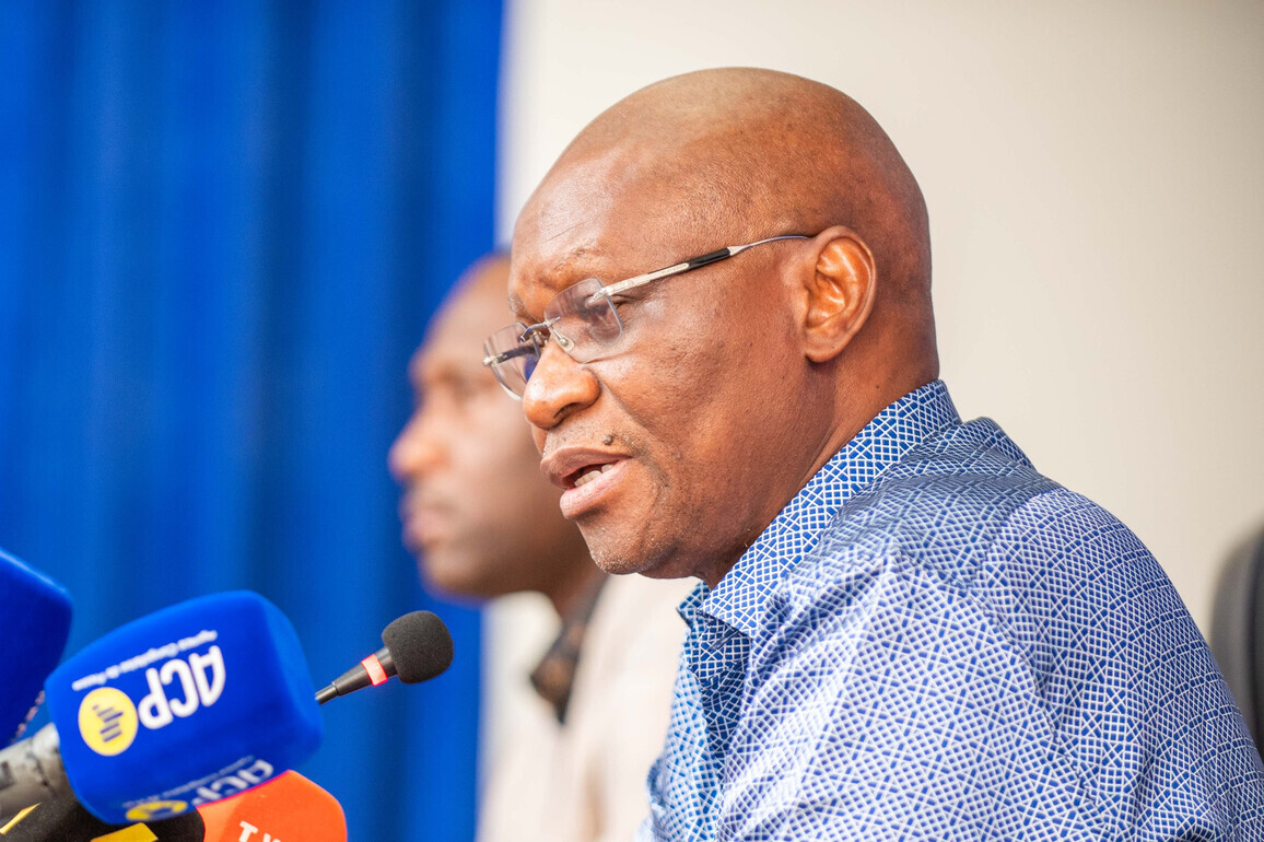 DR CONGO-KINSHASA-EBOLA OUTBREAK-PRESS BRIEFING