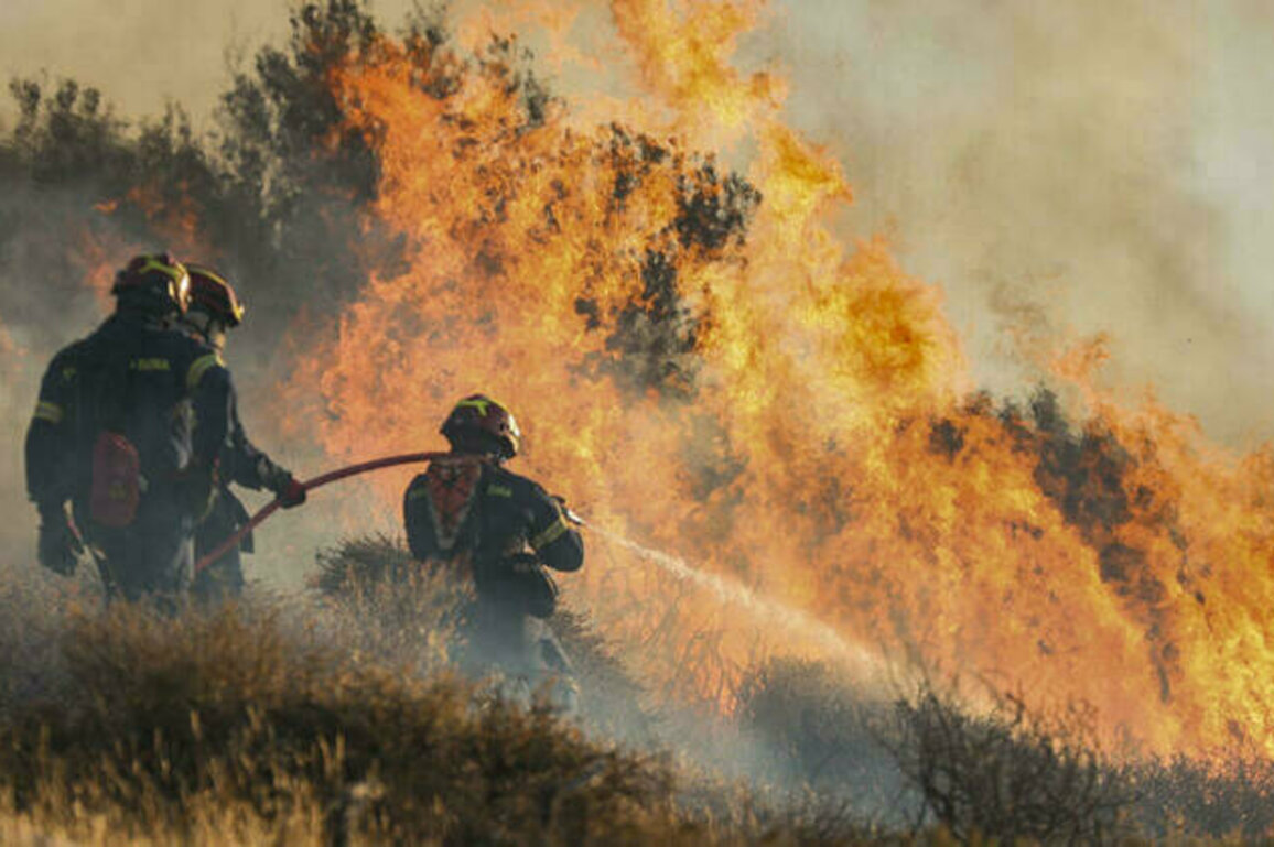 More than 1,000 evacuated as fierce winds stoke wildfire on Crete