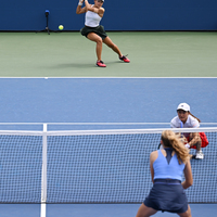 (SP)U.S.-NEW YORK-TENNIS-US OPEN-WOMEN'S DOUBLES-THIRD ROUND