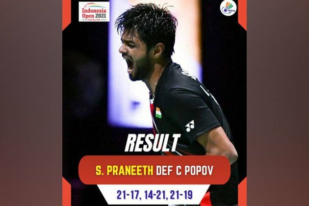 Indonesia Open: Sai Praneeth storms into quarter-finals after defeating France's Christo Popov