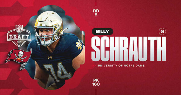 Bucs Bolster O-Line with Notre Dame's Billy Scrauth in Round Five?