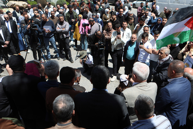 MIDEAST-HEBRON-PROTEST