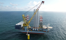  Jan De Nul Group's newest jack-up installation vessel Voltaire recently installed the first GE Haliade-X turbine at the UK’s Dogger Bank