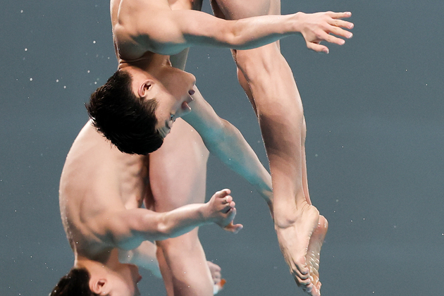 (SP)CHINA-BEIJING-DIVING-WORLD AQUATICS WORLD CUP-SUPER FINAL-MEN'S 10M SYNCHRONISED