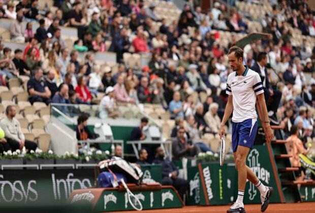 French Open: Daniil Medvedev reaches third round after Miomir Kecmanovic retires