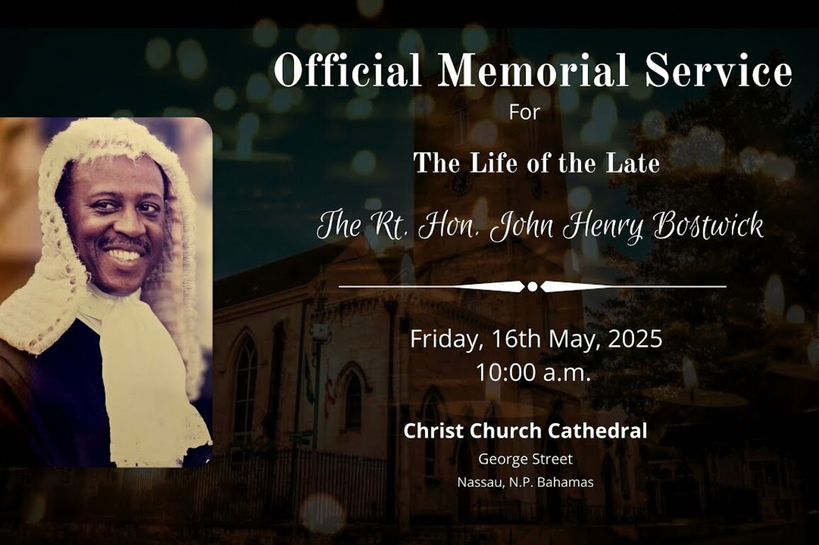 Prime Minister Philip Daviss Tribute to the late Right Honourable J. Henry Bostwick, O.B.