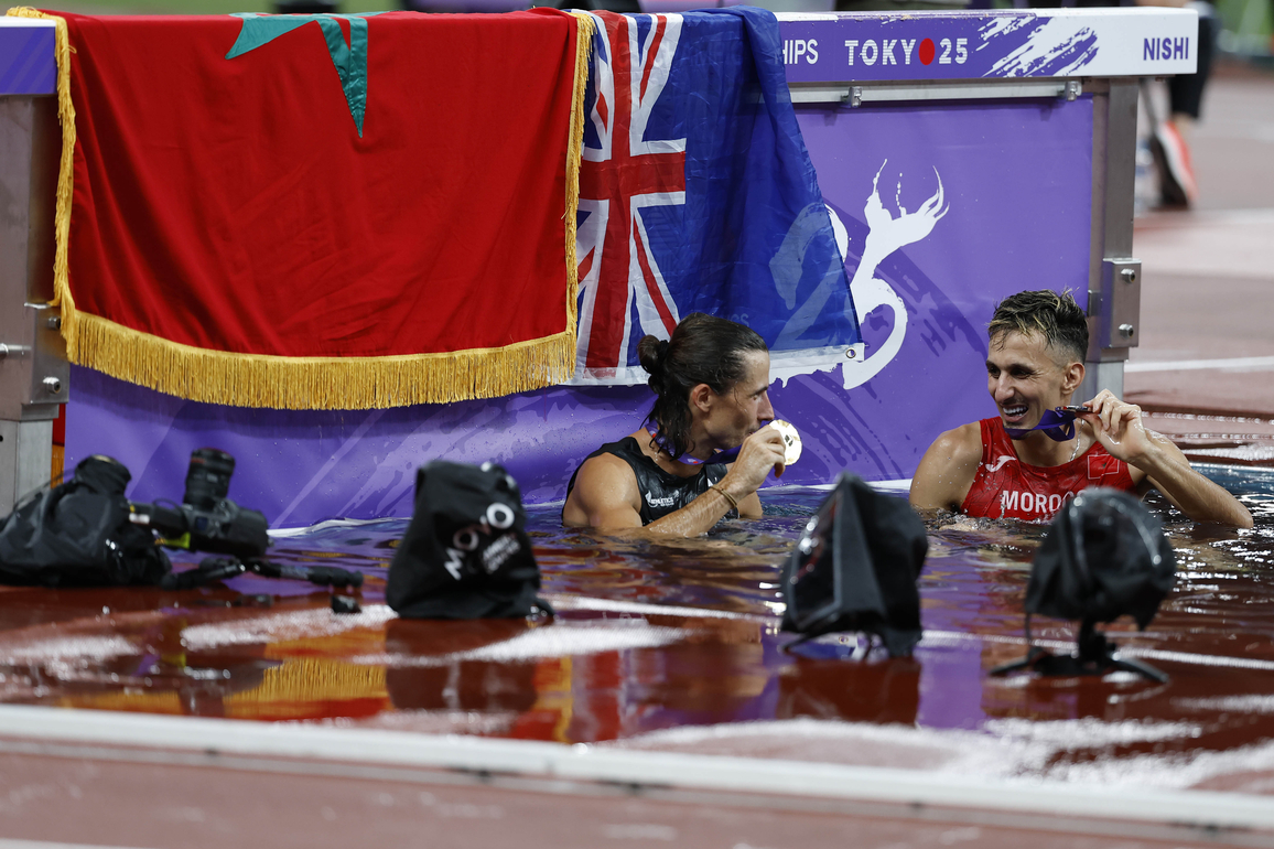 (SP)JAPAN-TOKYO-ATHLETICS-WORLD ATHLETICS CHAMPIONSHIPS-MEN'S 3000M STEEPLECHASE-FINAL