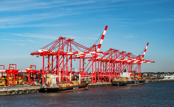 The deep water container terminal at the Port of Liverpool (Credit: BriBar on iStock) 