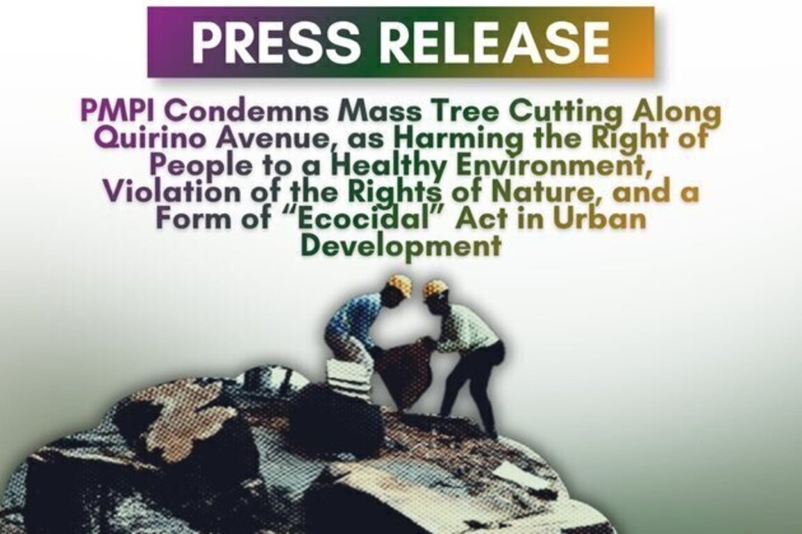 PMPI Condemns Mass Tree Cutting Along Quirino Avenue