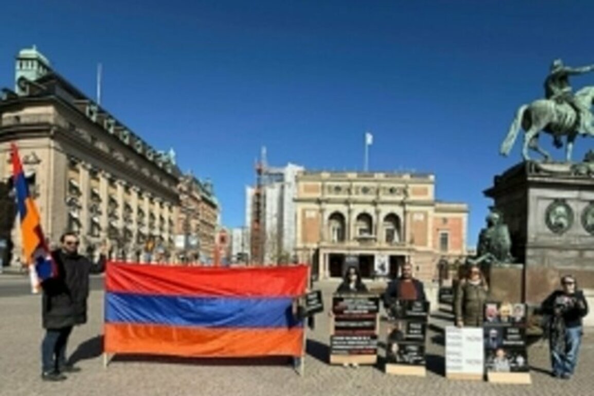 Protest in Stockholm demands release of Armenian captives in Baku