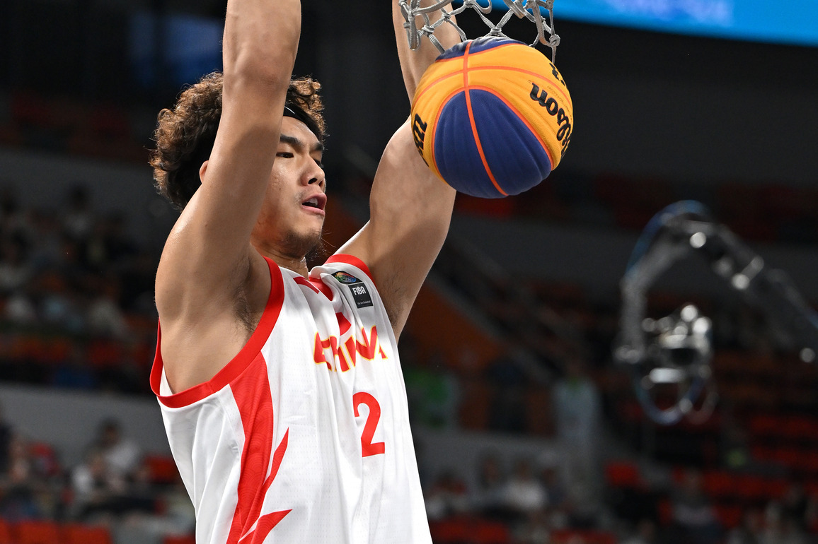 (SP)CHINA-HAINAN-SANYA-ASIAN BEACH GAMES-3X3 BASKETBALL-MEN'S GROUP A-CHN VS PHI(CN)