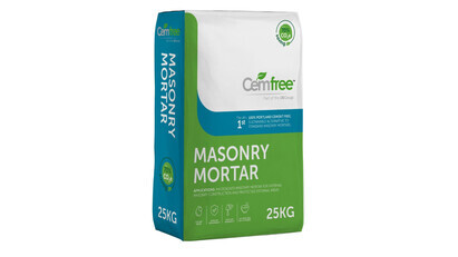 The UK's first cement free masonry mortar - ready to cut CO2e emissions