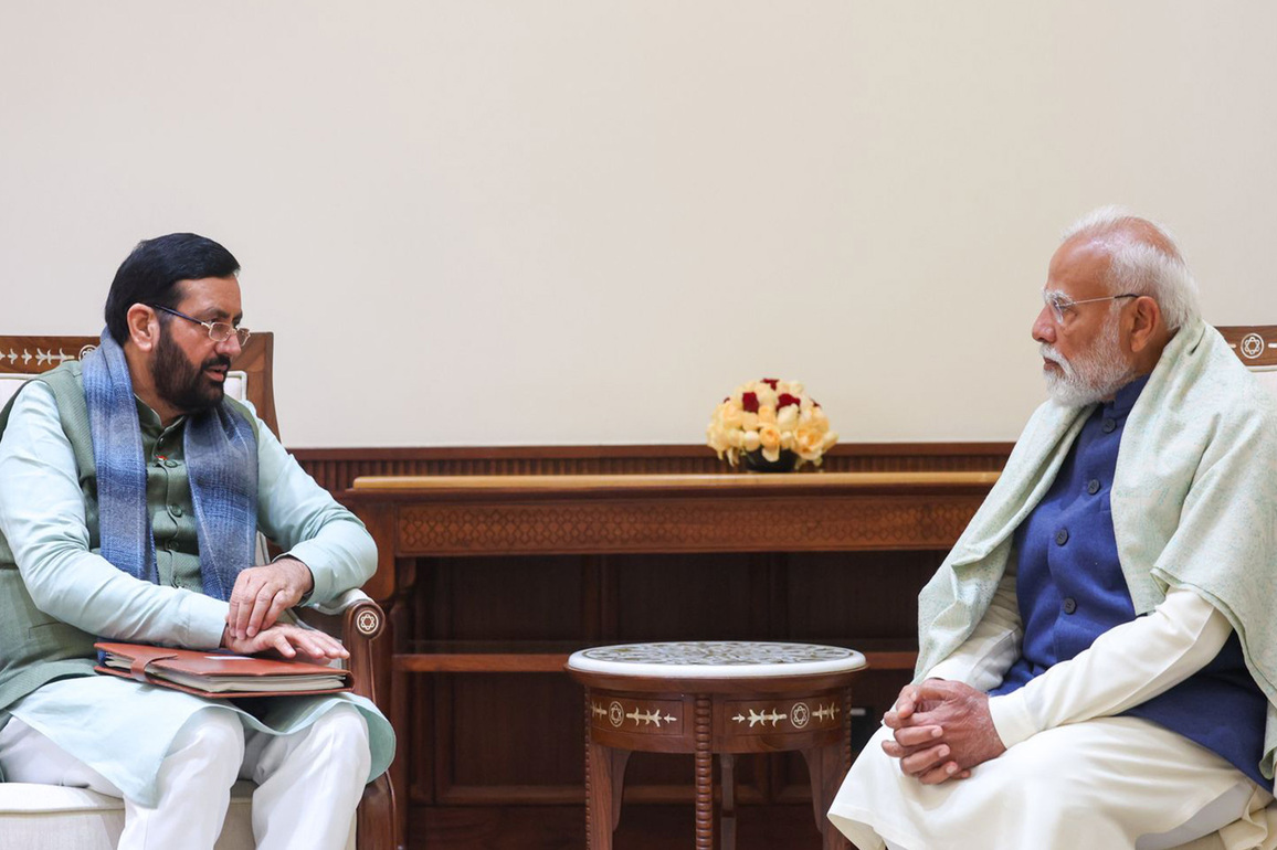 Haryana CM Nayab Singh Saini meets PM Modi in national capital