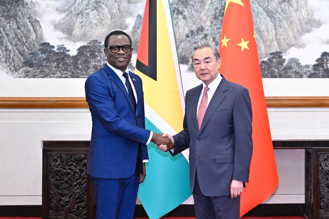 CHINA-BEIJING-WANG YI-GUYANA-FM-MEETING (CN)