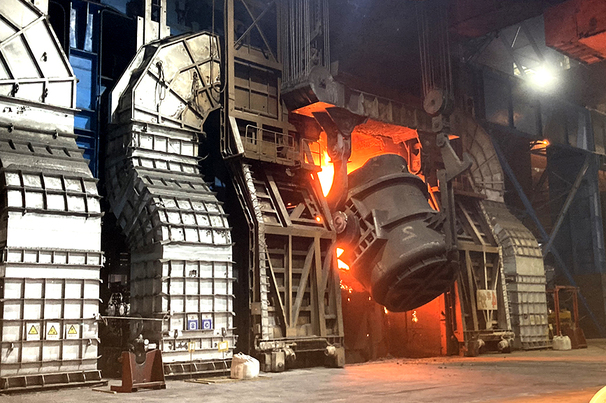 Produção de aço na China