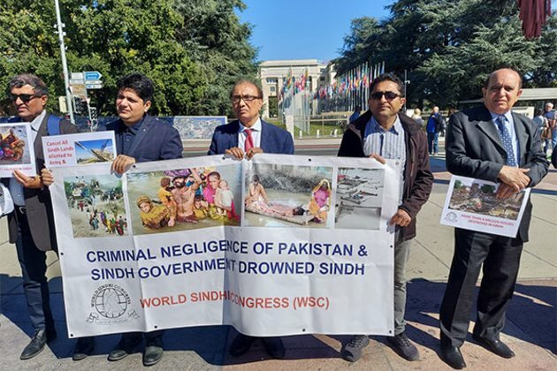World Sindhi Congress holds protest in Geneva against Pak crimes