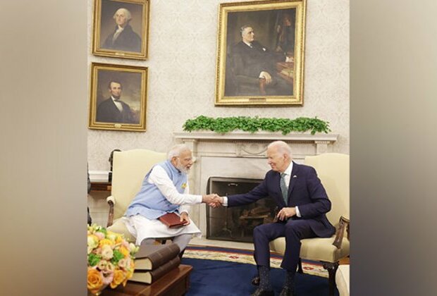 "Today, India and US are walking shoulder to shoulder in every area": PM Modi to President Joe Biden at Oval Office