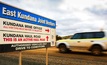  The EKJV outside Kalgoorlie