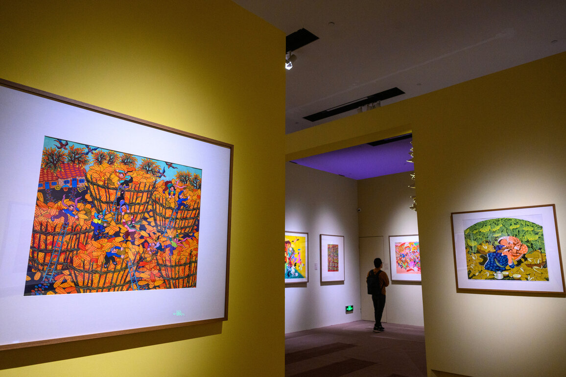 CHINA-BEIJING-NATIONAL MUSEUM-FARMERS-PAINTING-EXHIBITION (CN)