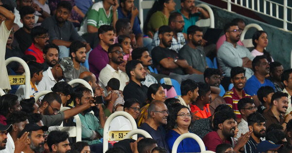 Over 28,000 fans pack Greenfield Stadium for Kerala Cricket League final