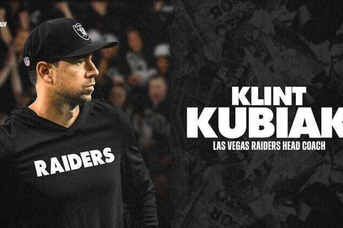 Klint Kubiak named Head Coach of the Las Vegas Raiders