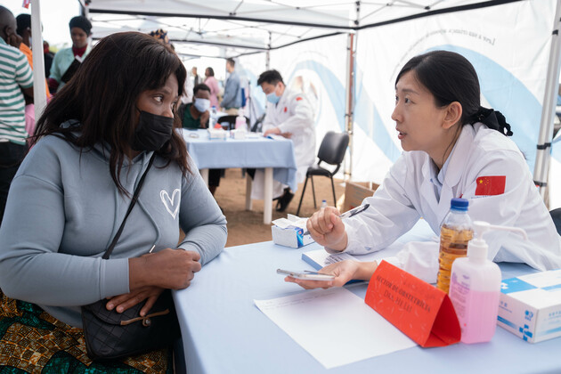 MOZAMBIQUE-MAPUTO-CHINESE MEDICAL TEAM-FREE CLINIC SERVICES