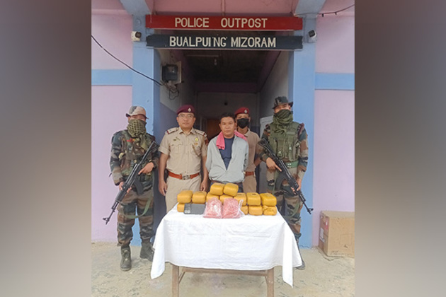 Assam Rifles seizes 17 Kg of Methamphetamine tablets in Mizoram, One Myanmar national held