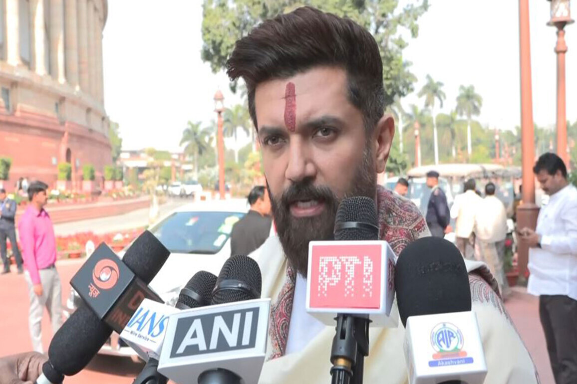 "Condemnable": Chirag Paswan hits out at Opposition over no-confidence motion against LS Speaker