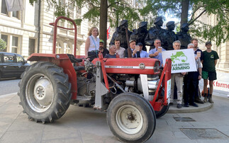 Farmer rally urges Gov to back British farmers the way it has backed British steel
