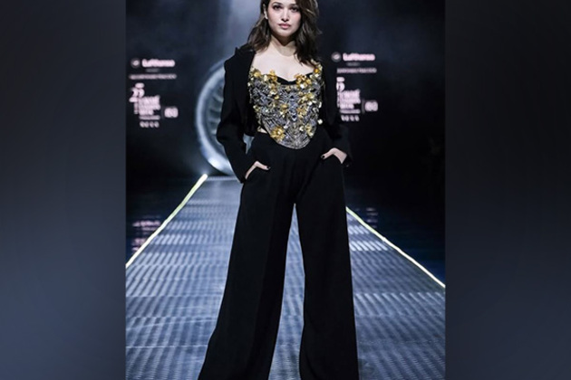 Tamannaah Bhatia's corset-style look at Lakme Fashion Week 2025 is all about glamour and confidence
