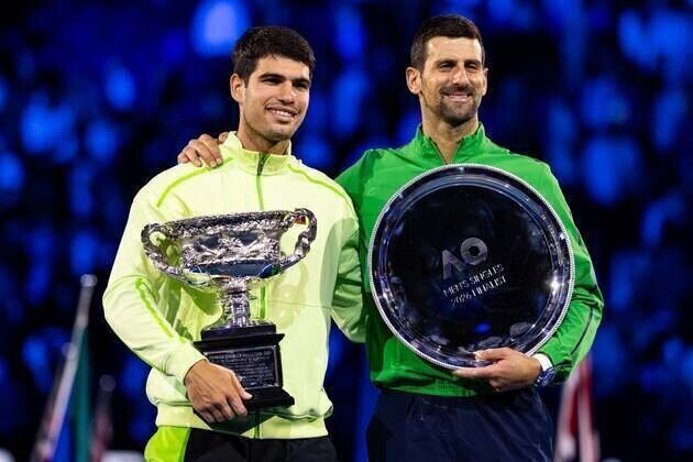 Alcaraz vs. Djokovic draws biggest ratings for Australian Open in 9 years