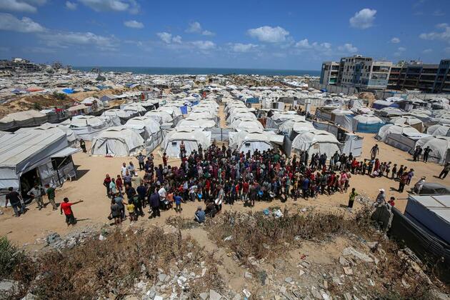 Israel military denies firing at civilians near humanitarian aid center in Gaza