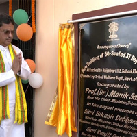 Tripura CM Manik Saha inaugurates six development projects in Khowai district