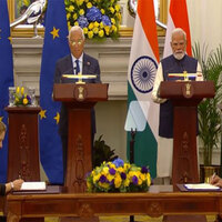 India-EU ink Security and Defence Partnership; other key MoUs include green hydrogen task force, mobility