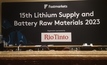 DLE questioned at Fastmarkets 15th Lithium Supply and Battery Raw Materials conference in Henderson, Nevada, USA