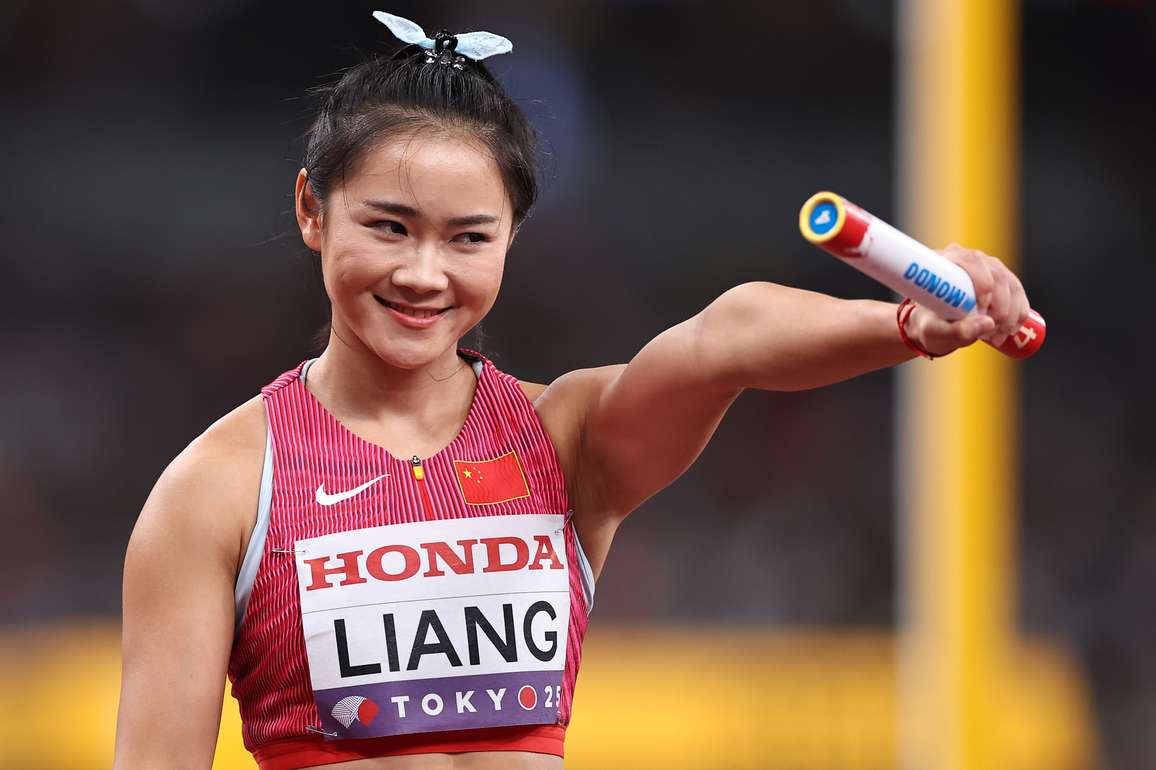 (SP)JAPAN-TOKYO-ATHLETICS-WORLD ATHLETICS CHAMPIONSHIPS-WOMEN'S 4x100M RELAY-HEATS
